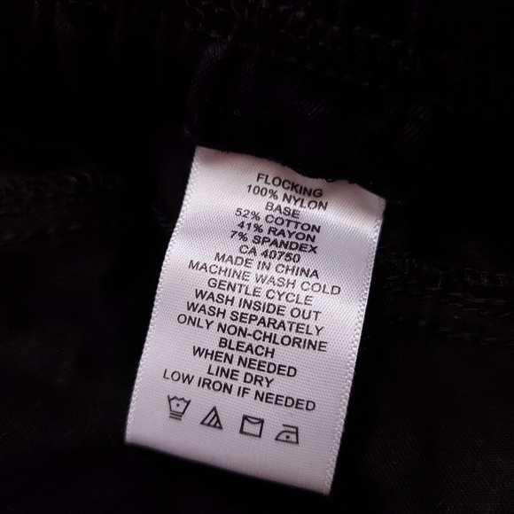 Isaac Mizrahi Live Black Leopard Print Pants Plus Petites - Picture 11 of 11